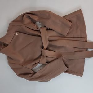 Ted Baker Camel Wrap Jacket Sz 2